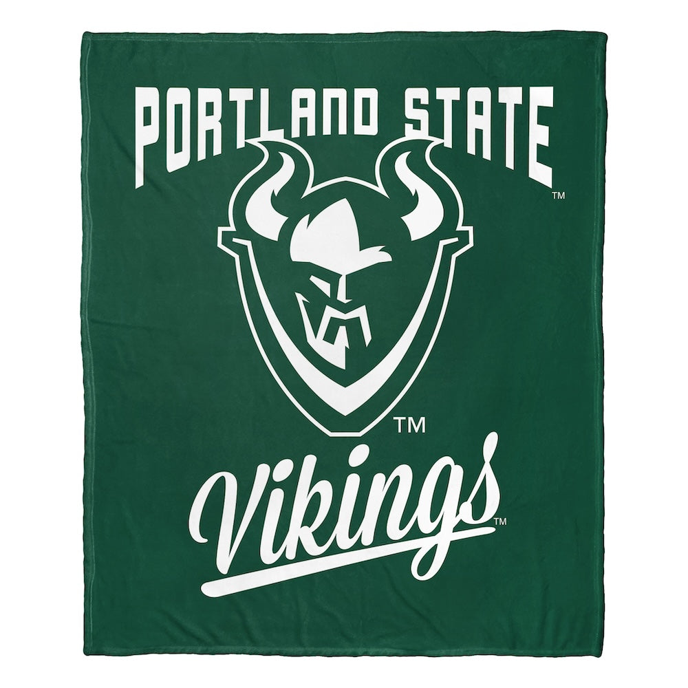 Portland State Vikings official silk touch throw blanket