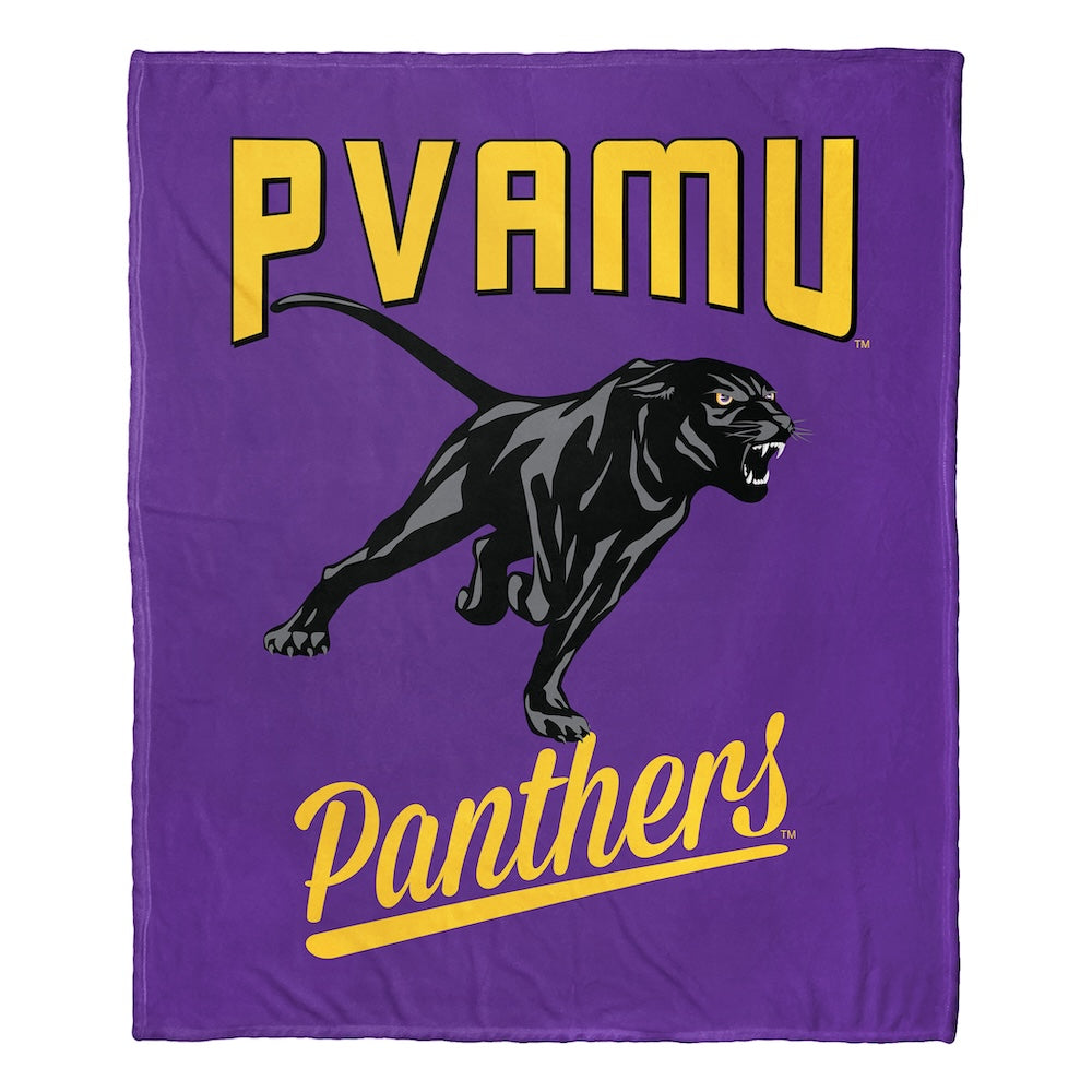 Prairie View A&M Panthers official silk touch throw blanket