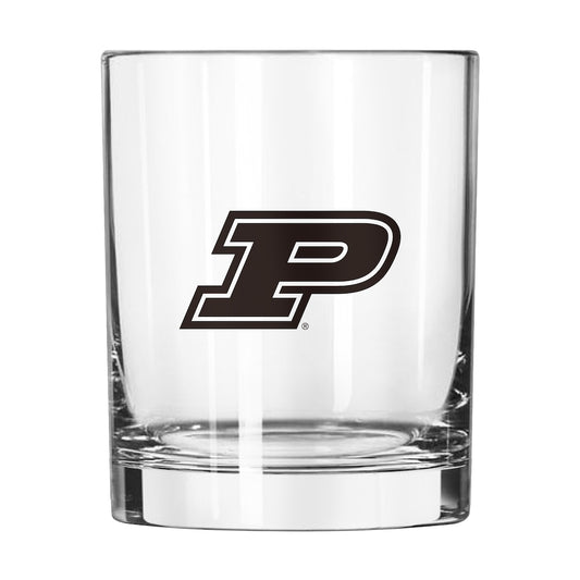 Purdue Boilermakers Rocks Glass
