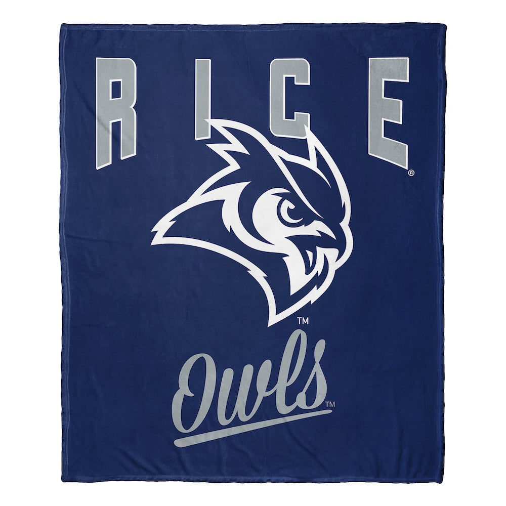 Rice Owls official silk touch throw blanket