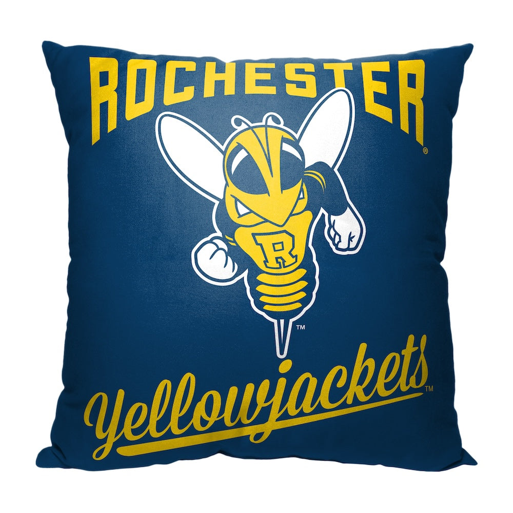 Rochester Yellowjackets OFFICIAL throw pillow