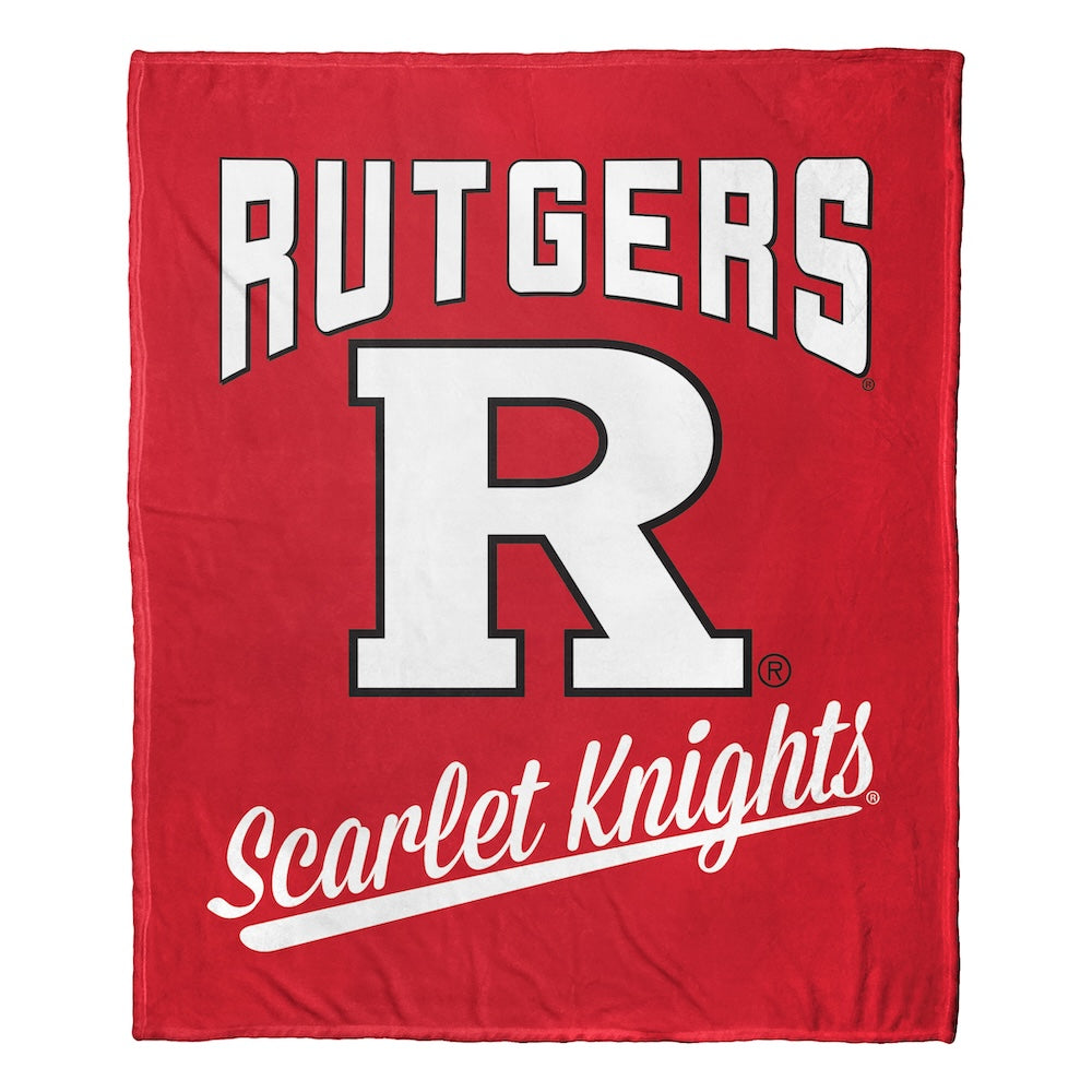 Rutgers Scarlet Knights official silk touch throw blanket