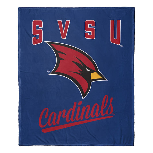 Saginaw Valley State Cardinals official silk touch throw blanket
