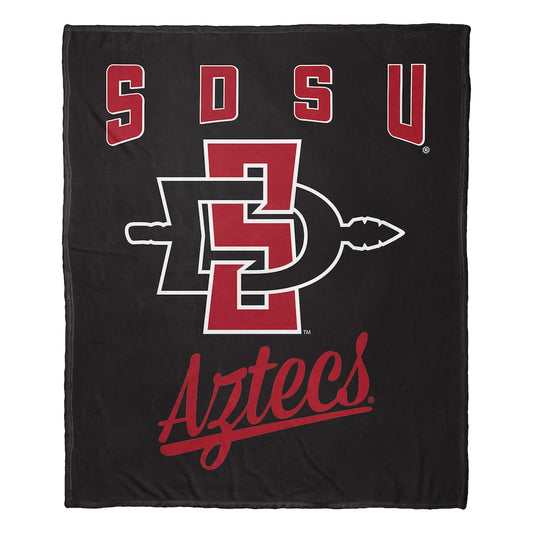 San Diego State Aztecs official silk touch throw blanket