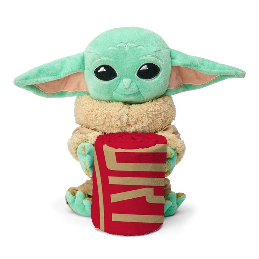 San Francisco 49ers Baby Yoda Hugger and Towel