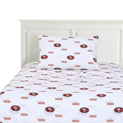 San Francisco 49ers Twin Sheets