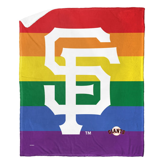 San Francisco Giants PRIDE Sherpa Blanket