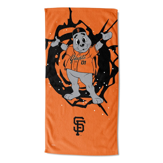 San Francisco Giants color block beach towel