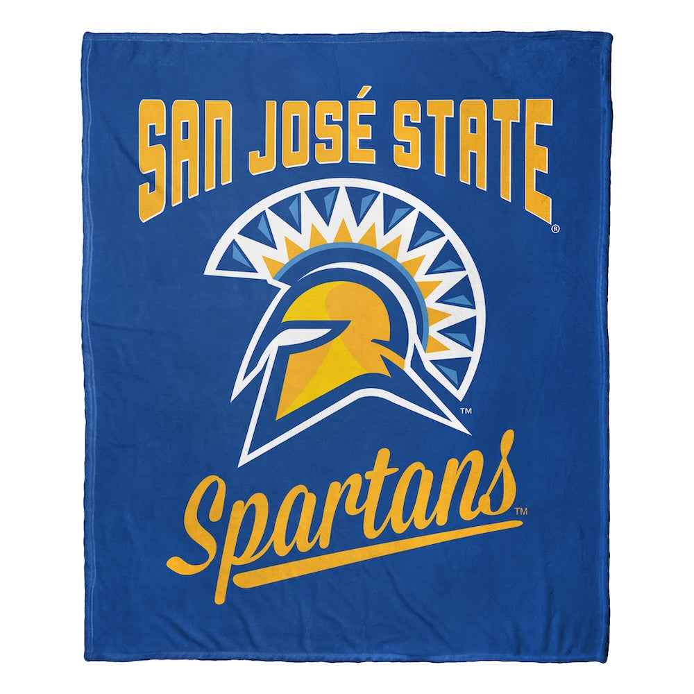 San Jose State Spartans official silk touch throw blanket