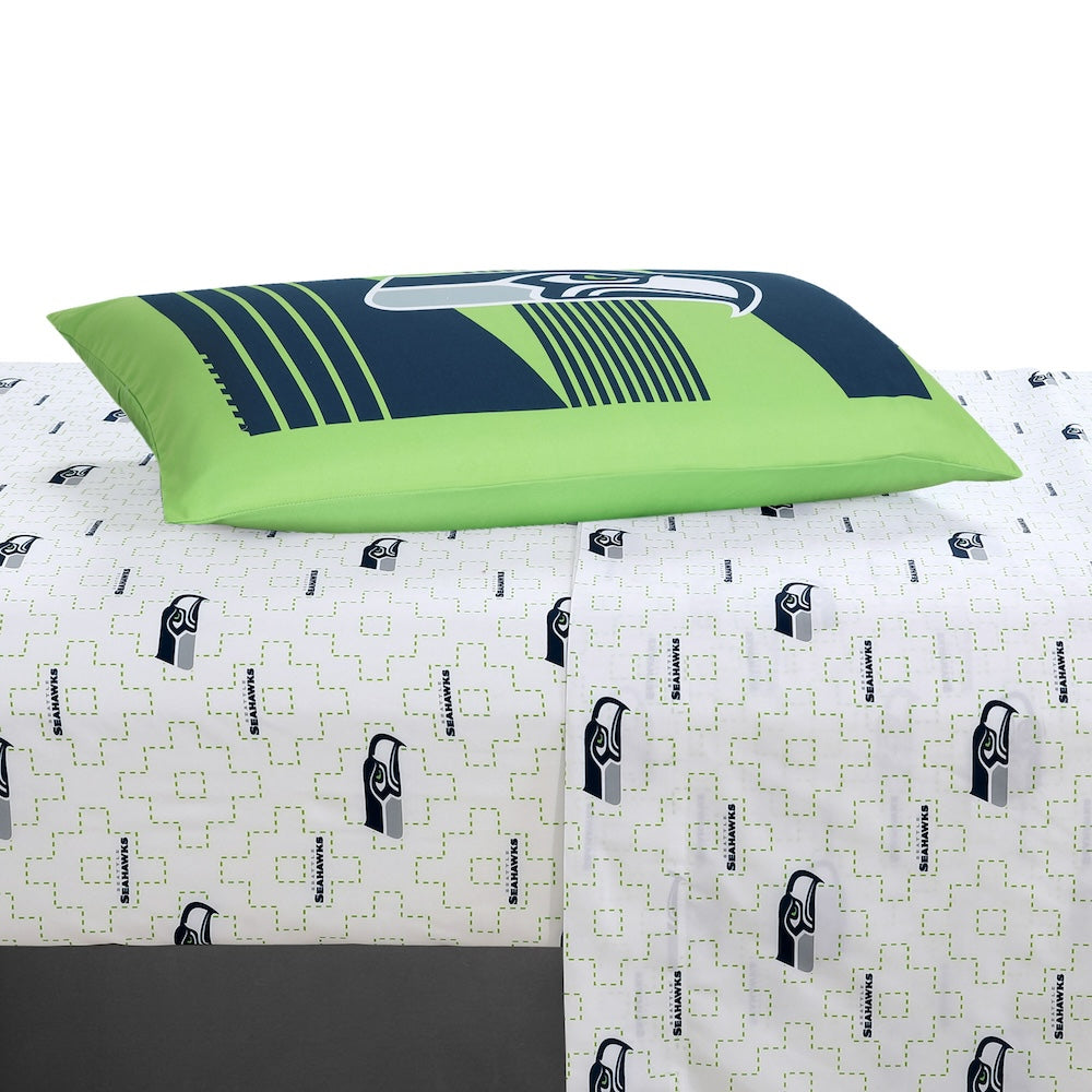 Seattle Seahawks twin bedding set sheets