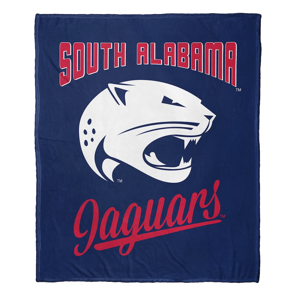 South Alabama Jaguars official silk touch throw blanket