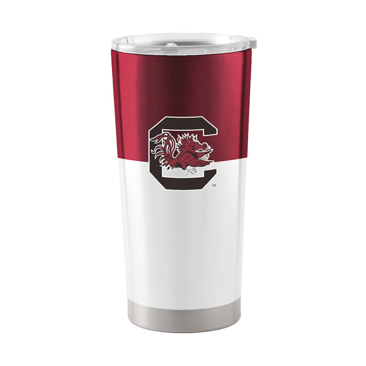South Carolina Gamecocks 20 oz color block travel tumbler