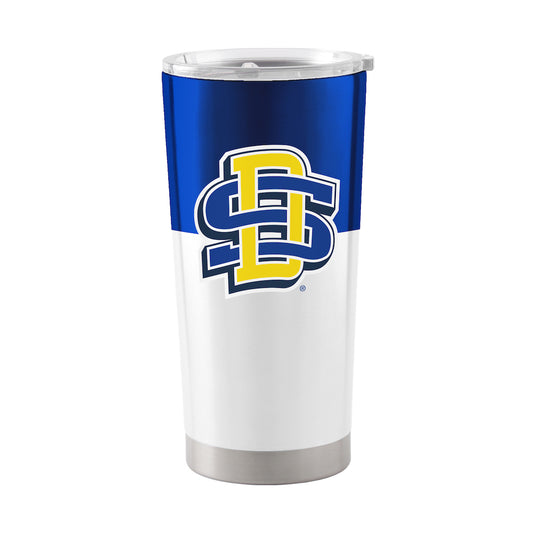 South Dakota State JackRabbits 20 oz color block travel tumbler
