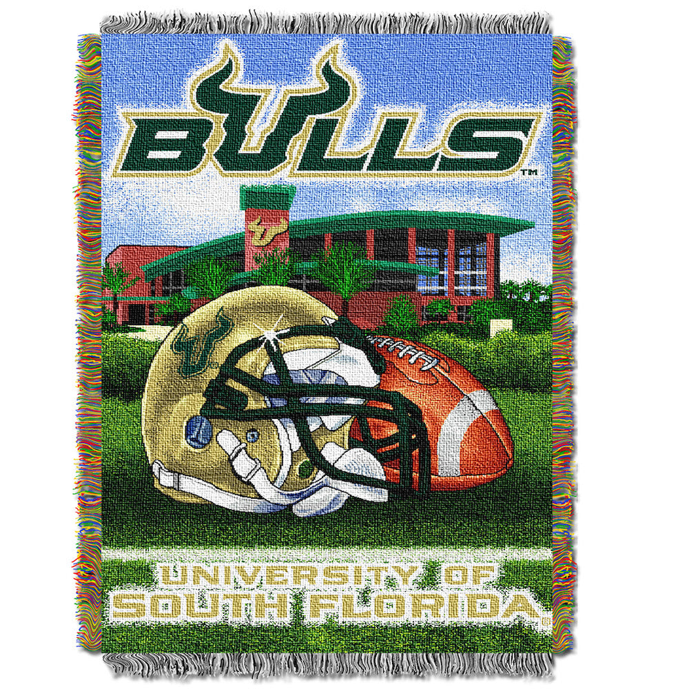 South Florida Bulls woven home field tapestry