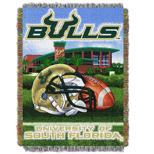 South Florida Bulls woven home field tapestry