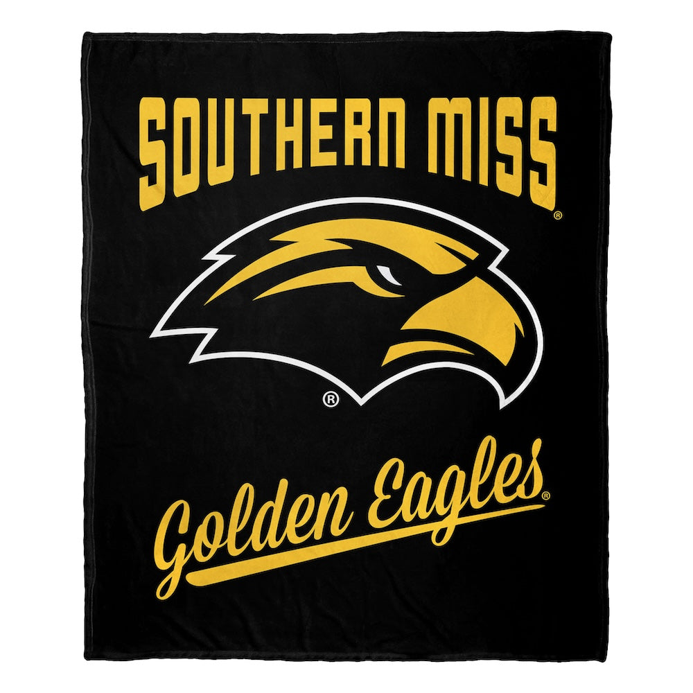 Southern Mississippi Golden Eagles official silk touch throw blanket