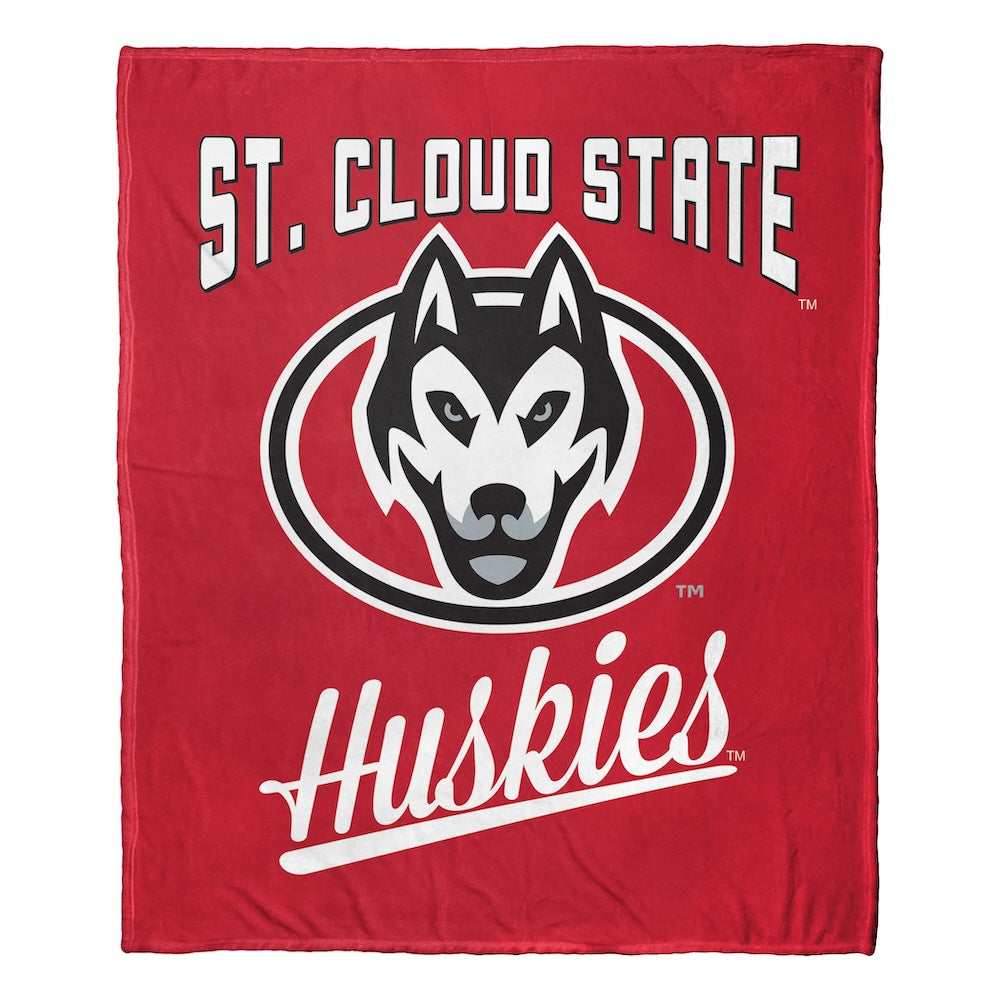 St. Cloud State Huskies official silk touch throw blanket