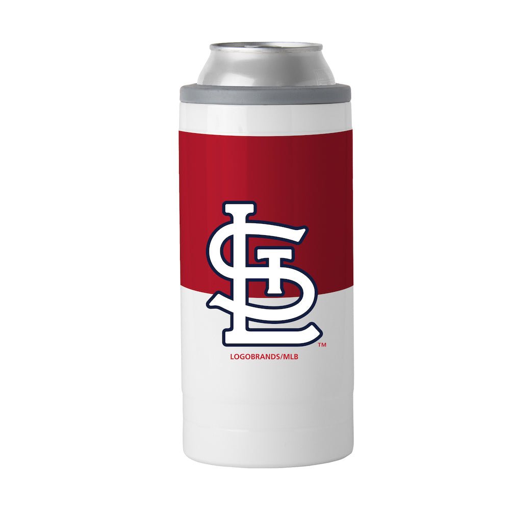 St. Louis Cardinals colorblock slim can coolie