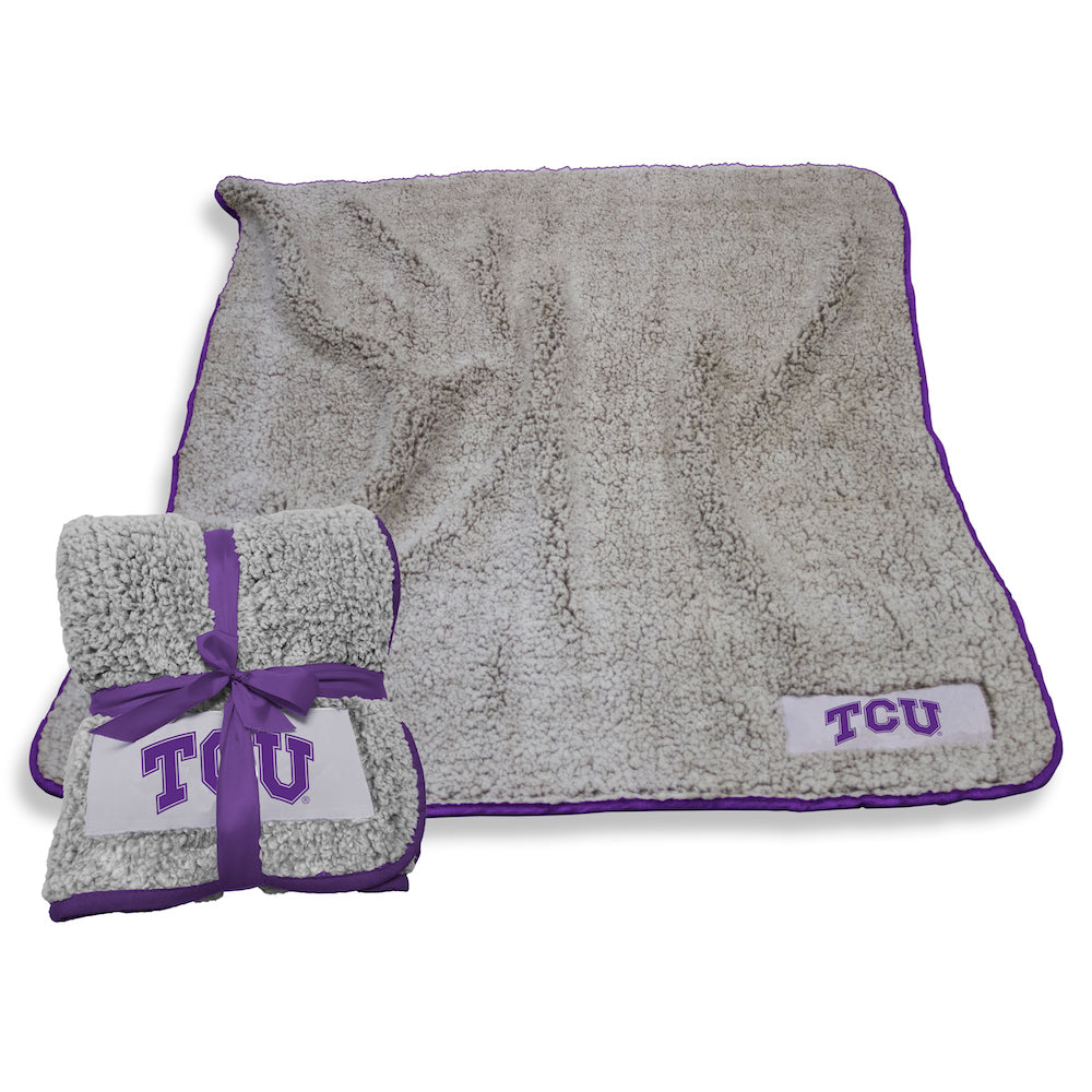 TCU Horned Frogs Frosty Fleece blanket