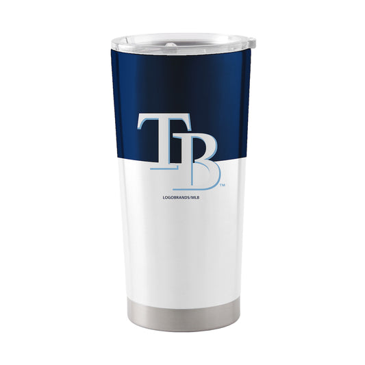 Tampa Bay Rays 20 oz color block travel tumbler