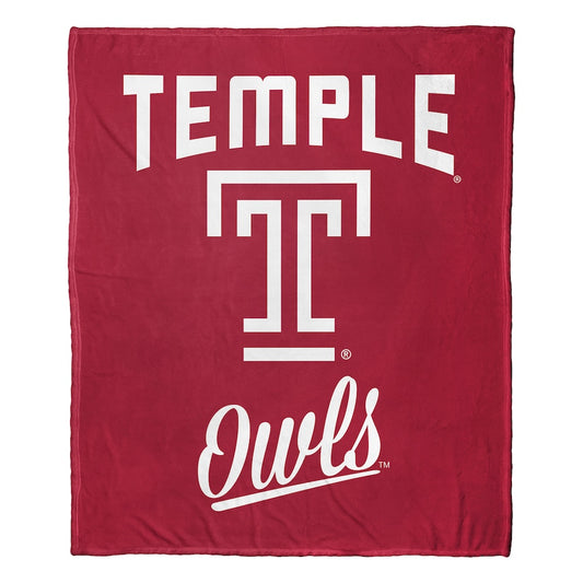 Temple Owls official silk touch throw blanket