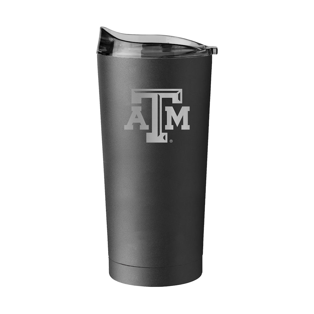 Texas A&M Aggies 20 oz black etch travel tumbler