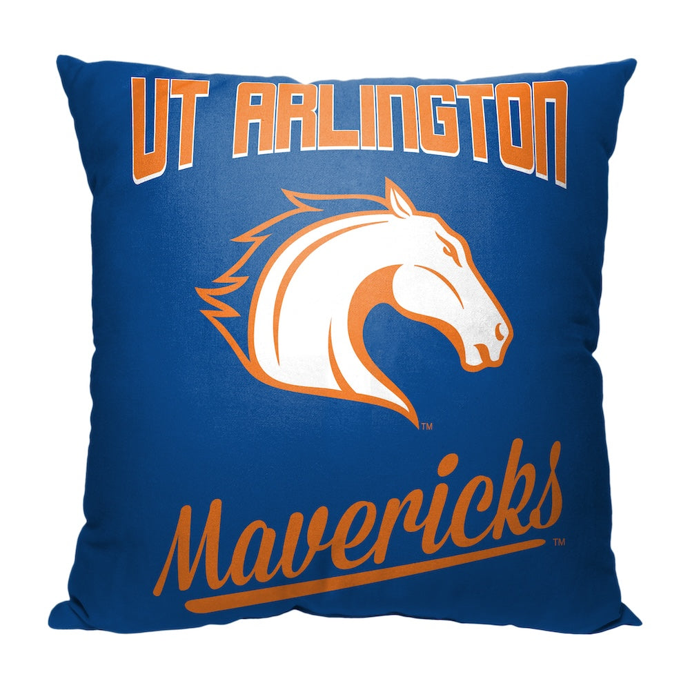Texas Arlington Mavericks OFFICIAL throw pillow