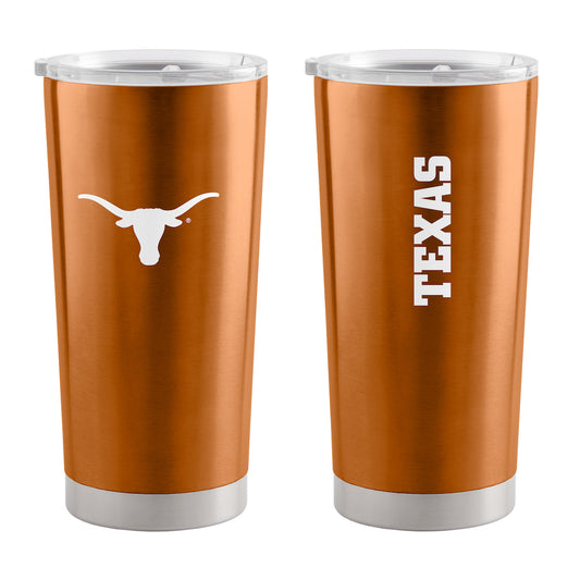 Texas Longhorns 20 oz stainless steel travel tumbler