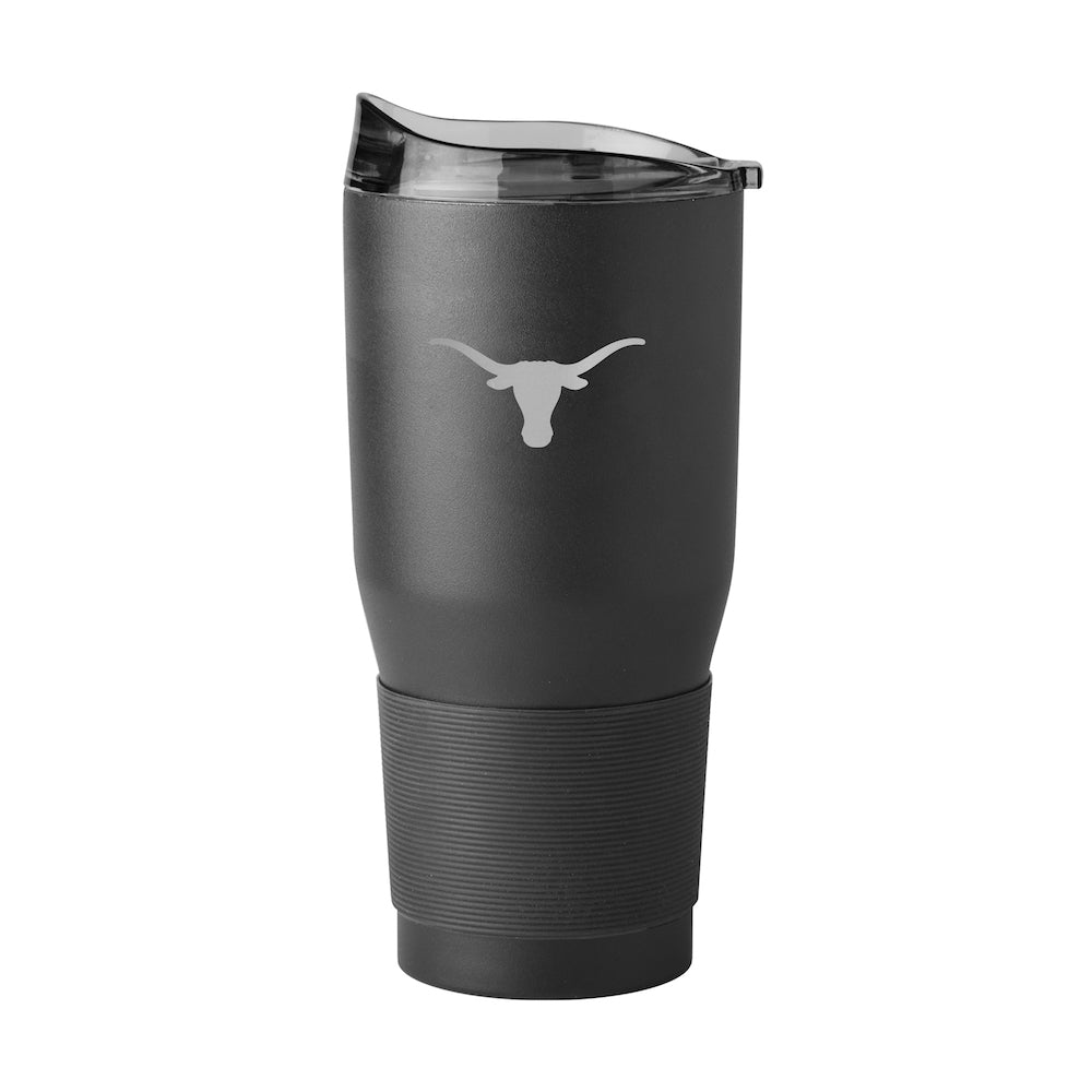 Texas Longhorns 30 oz black etch travel tumbler