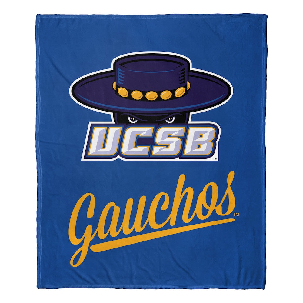 UC Santa Barbara Gauchos official silk touch throw blanket