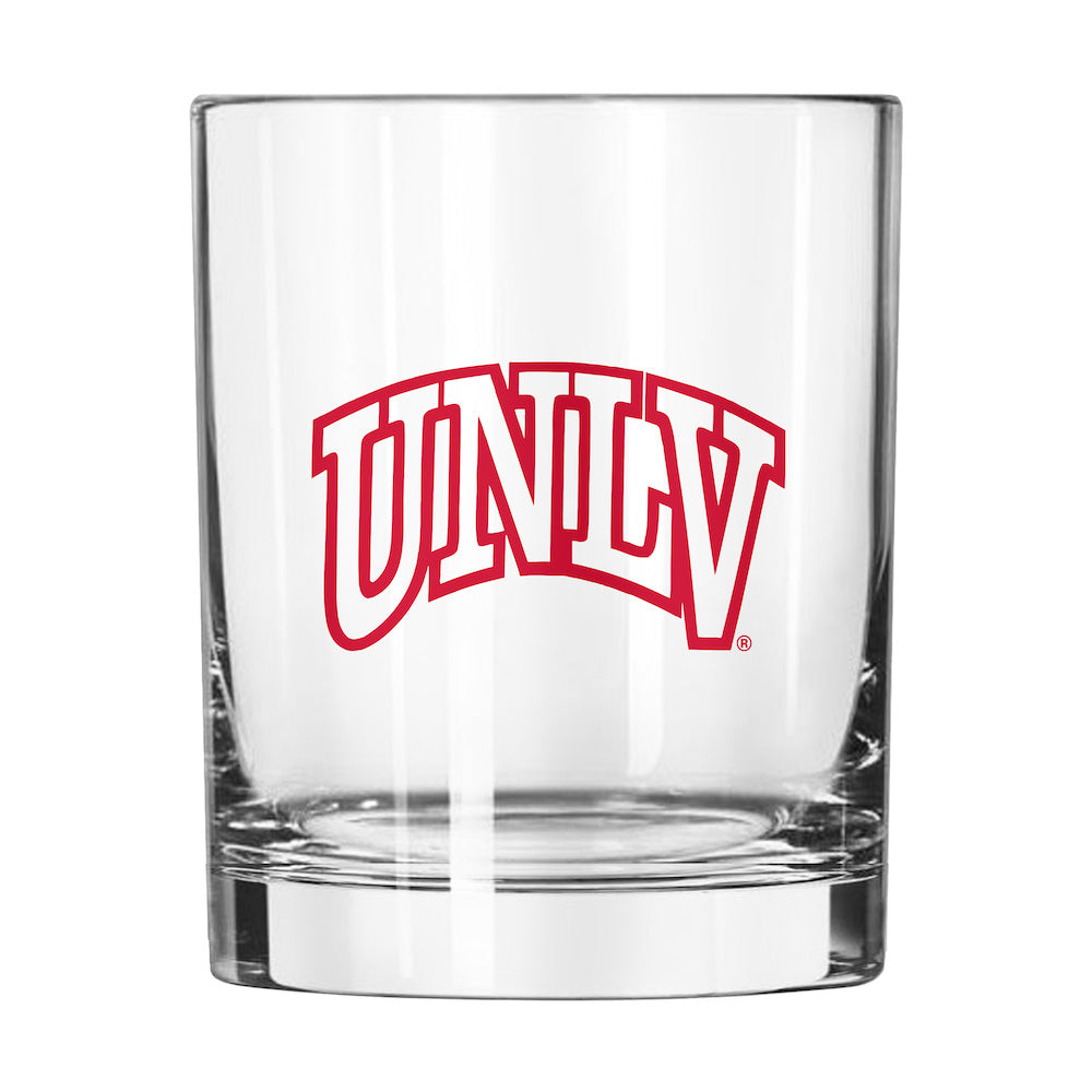 UNLV Rebels Rocks Glass