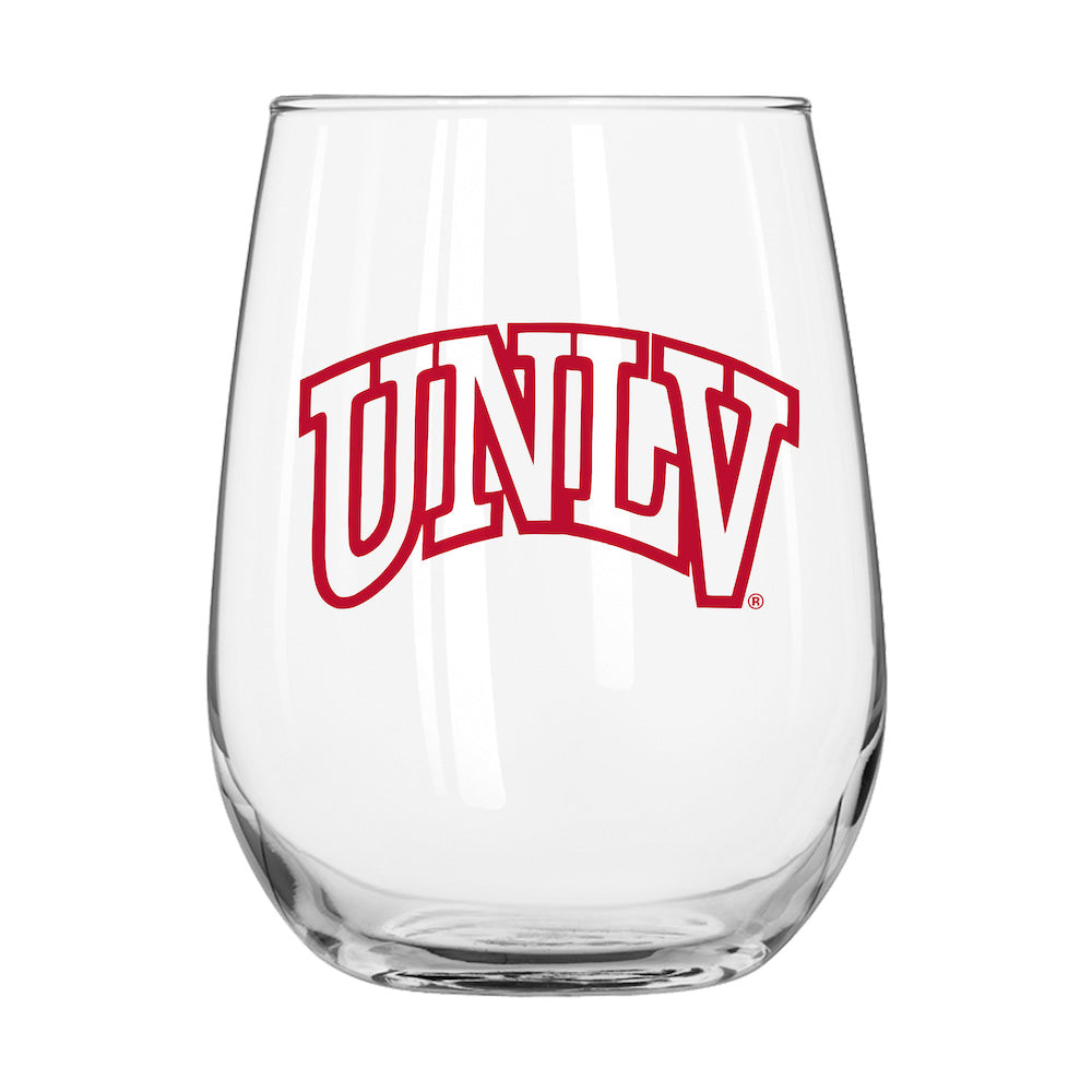 UNLV Rebels Stemless Wine Glass