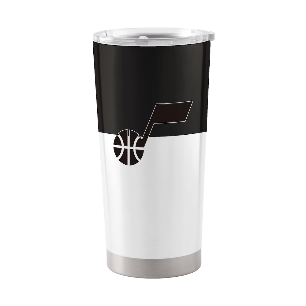Utah Jazz 20 oz color block travel tumbler