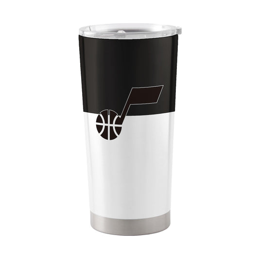 Utah Jazz 20 oz color block travel tumbler