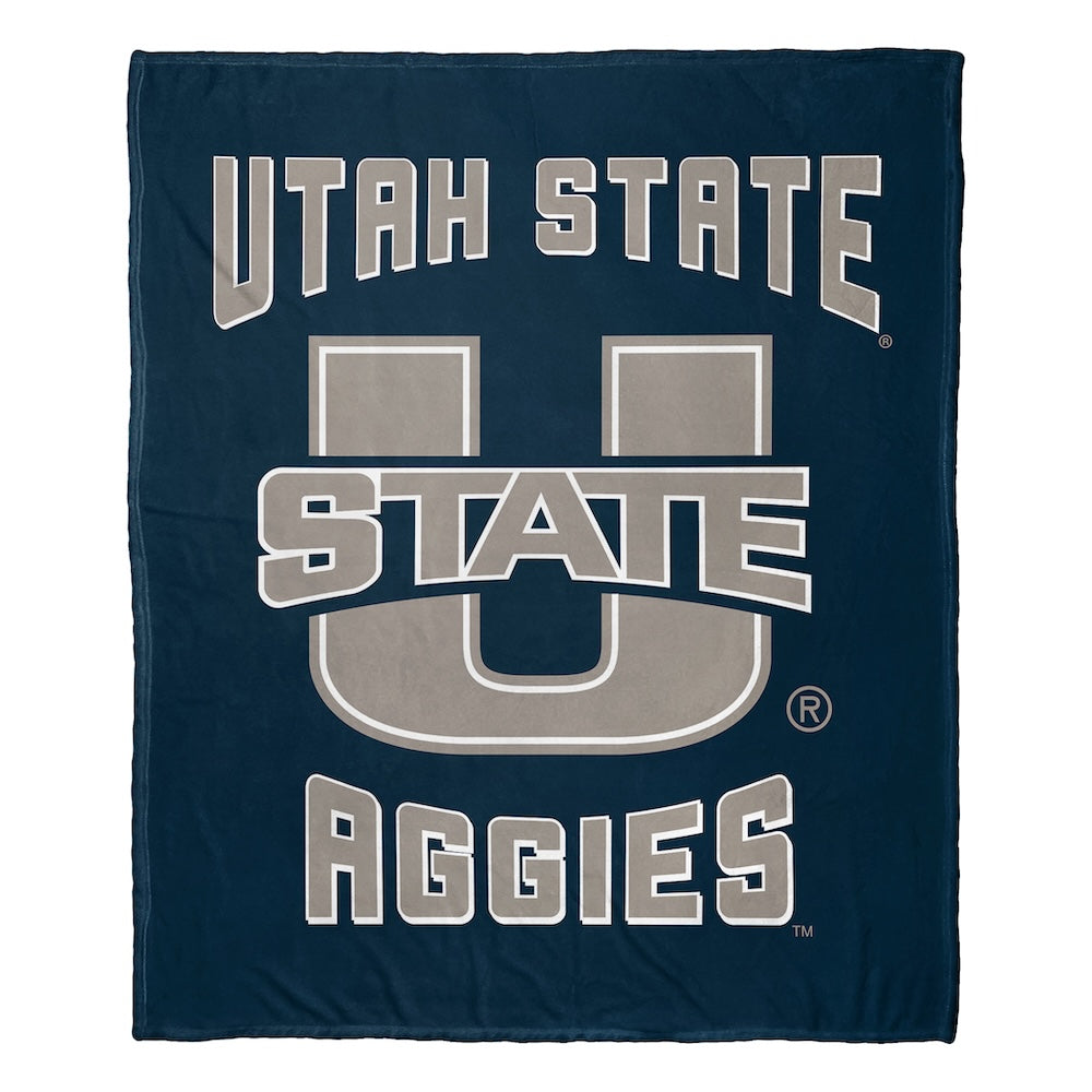 Utah State Aggies official silk touch throw blanket