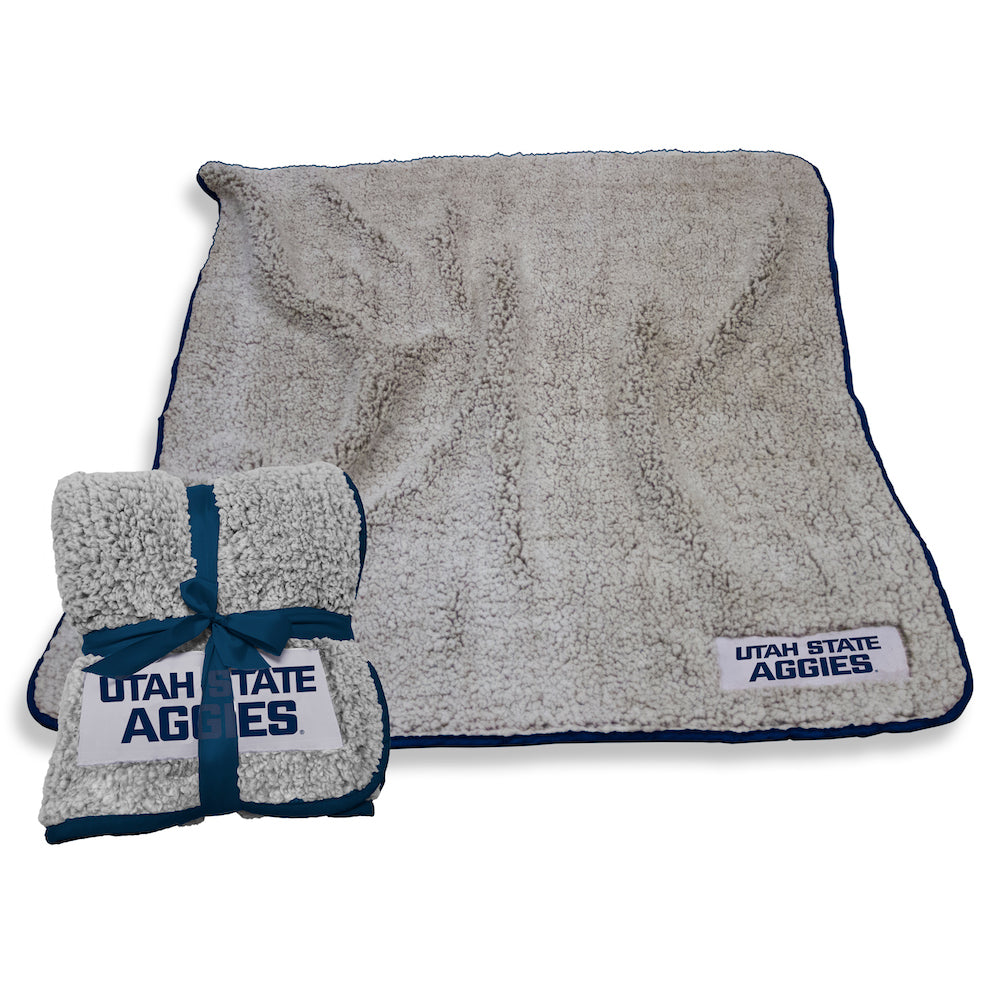 Utah State Aggies Frosty Fleece blanket