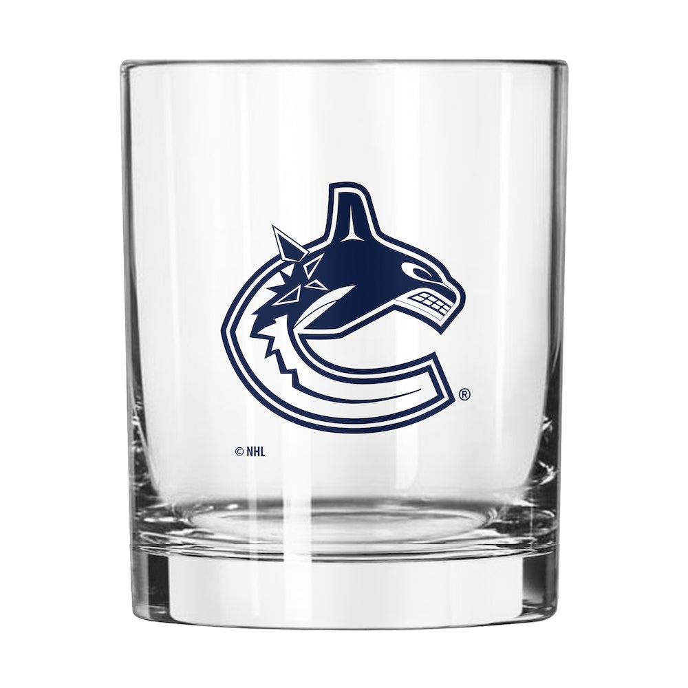 Vancouver Canucks Rocks Glass
