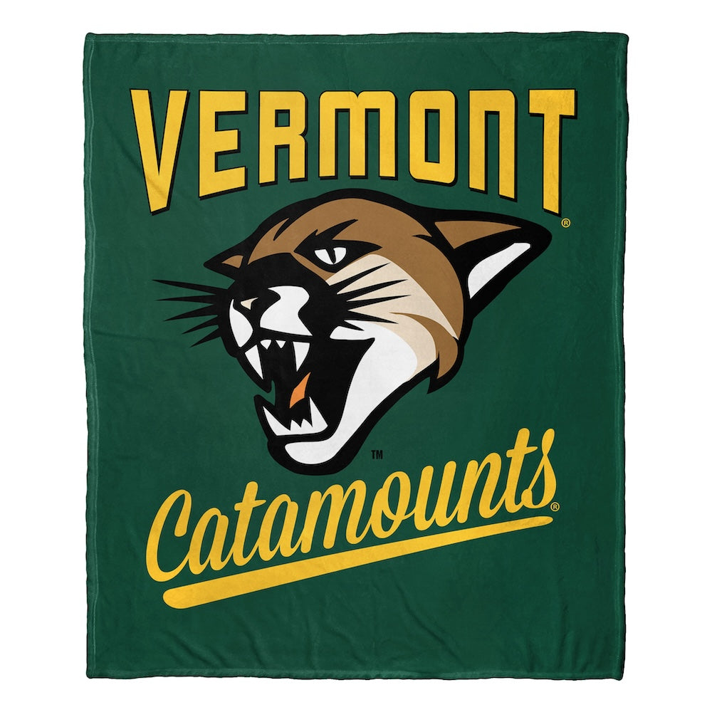 Vermont Catamounts official silk touch throw blanket