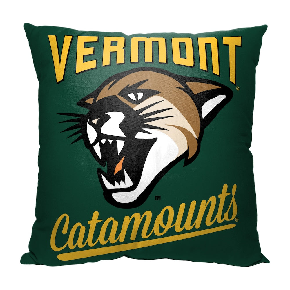 Vermont Catamounts OFFICIAL throw pillow