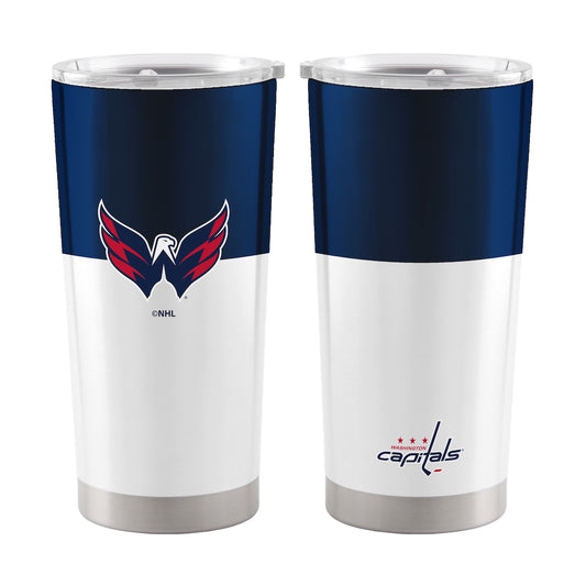 Washington Capitals 20 oz color block travel tumbler