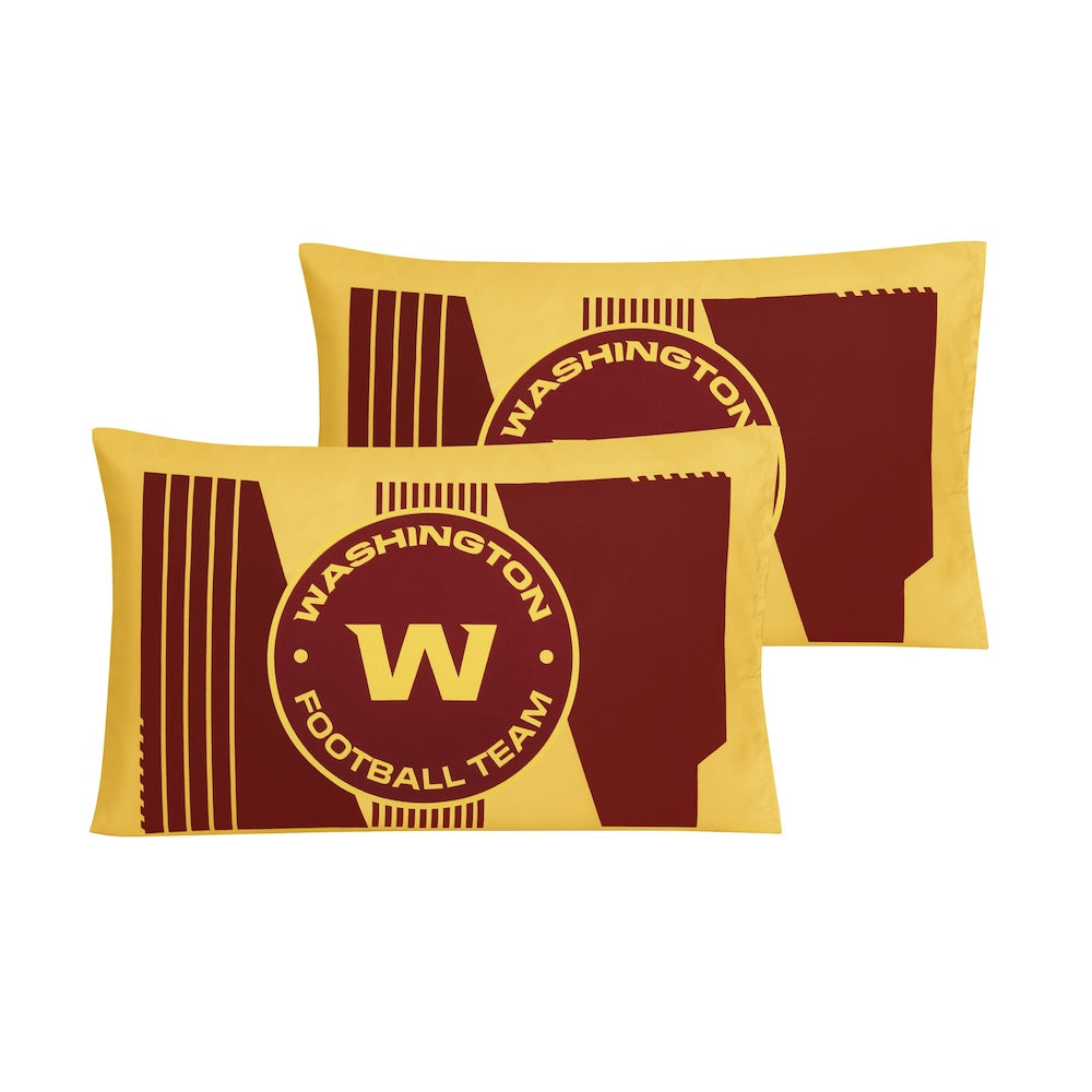 Washington Commanders pillow shams