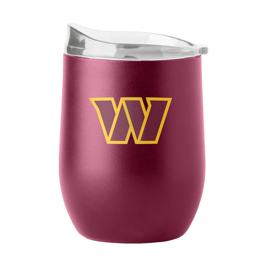 Washington Commanders curved drink tumbler