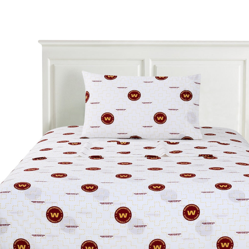 Washington Commanders Twin Sheets