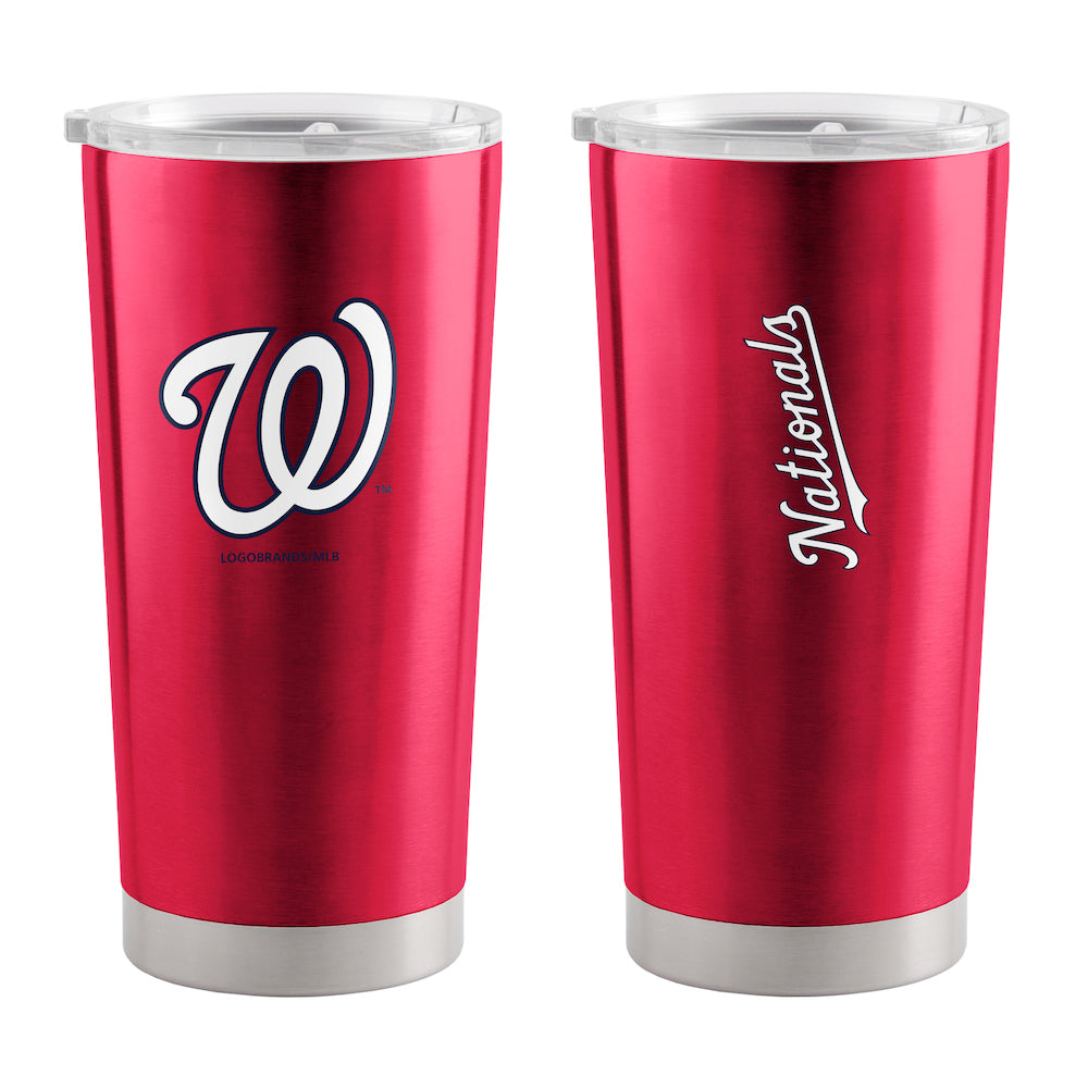 Washington Nationals 20 oz stainless steel travel tumbler