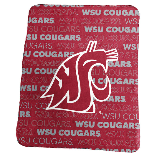 Washington State Cougars Classic Fleece Blanket