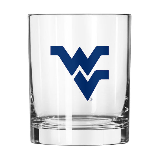 West Virginia Mountaineers Rocks Glass