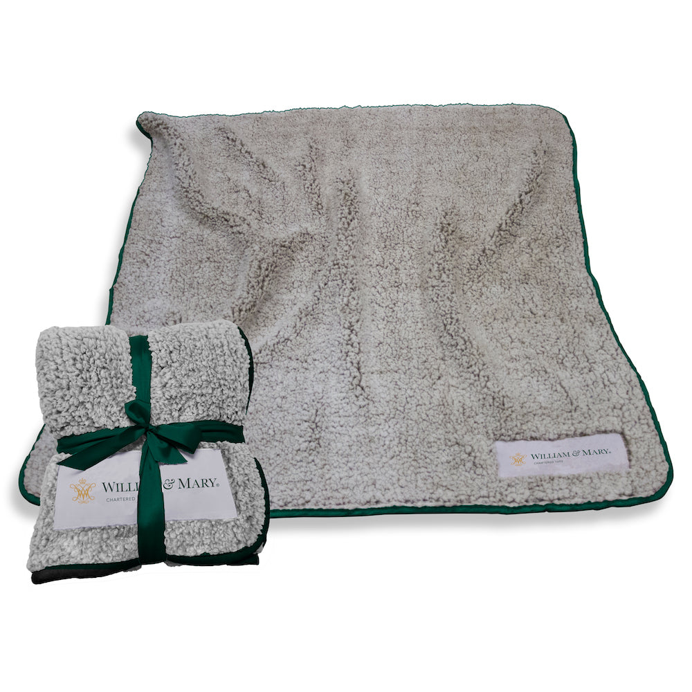 William and Mary Tribe Frosty Fleece blanket
