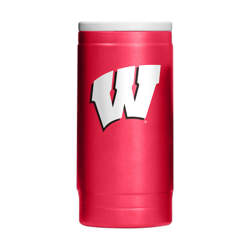 Wisconsin Badgers slim can cooler