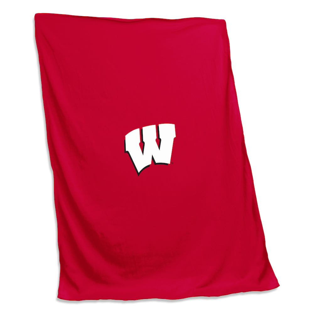 Wisconsin Badgers Sweatshirt Blanket