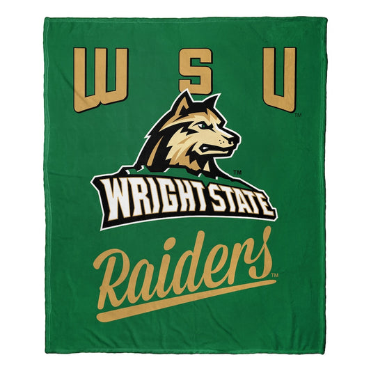Wright State Raiders official silk touch throw blanket